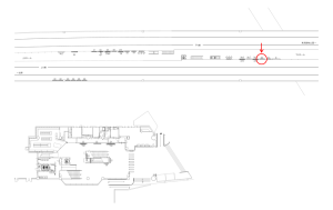 東武　梅島駅／／№006駅看板・駅広告、位置図