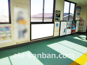 東武　北春日部駅／／№505駅看板・駅広告、写真2