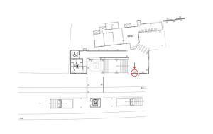 東武　北池袋駅／／№003駅看板・駅広告、位置図
