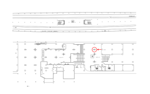 東武　新田駅／／№529駅看板・駅広告、位置図