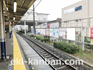 東武　鶴瀬駅／／№304駅看板・駅広告、写真2