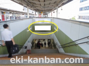 JR　茂原駅／ホーム階段／№10駅看板・駅広告、写真2