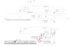 東武　霞ヶ関駅／／№502駅看板・駅広告、位置図