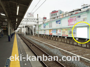 東武　上福岡駅／／№215駅看板・駅広告、写真2