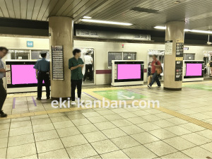 東急／渋谷駅／田園都市線渋谷駅ホームドアサイネージ A期 7日間№7駅デジタルサイネージ・駅広告、写真3