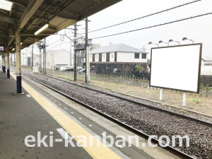 東武　鶴瀬駅／／№388駅看板・駅広告、写真2