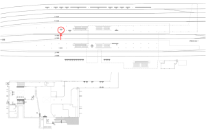 東武　東武動物公園駅／／№017駅看板・駅広告、位置図