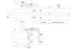 東武 中板橋駅//№343駅看板・駅広告、位置図