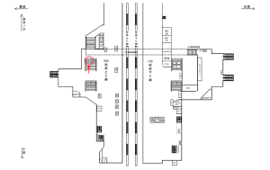 JR／秋葉原駅／総武上り線／№101駅看板・駅広告、位置図