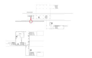 東武　北坂戸駅／／№314駅看板・駅広告、位置図