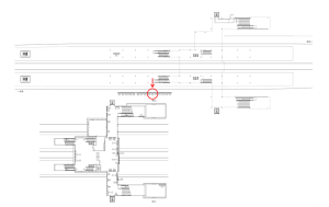 東武　森林公園駅／／№316駅看板・駅広告、位置図
