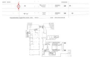 東武　成増駅／／№008駅看板・駅広告、位置図