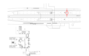 東武　せんげん台駅／／№018駅看板・駅広告、位置図