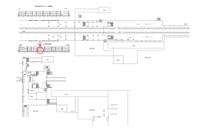 東武　東松山駅／／№526駅看板・駅広告、位置図