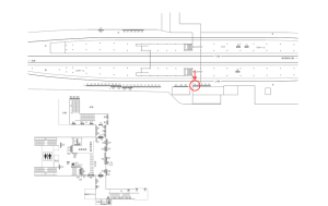 東武 せんげん台駅//№330駅看板・駅広告、位置図