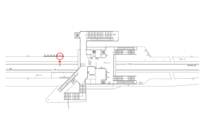 東武　姫宮駅／／№310駅看板・駅広告、位置図