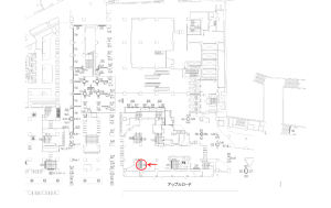 東武　池袋駅／／№104駅看板・駅広告、位置図