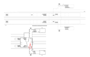 東武　森林公園駅／／№502駅看板・駅広告、位置図
