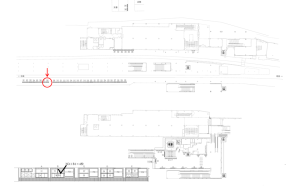 東武　霞ヶ関駅／／№308駅看板・駅広告、位置図