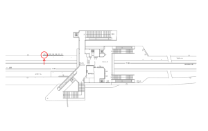 東武　姫宮駅／／№301駅看板・駅広告、位置図