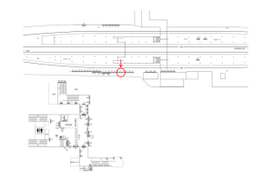 東武　せんげん台駅／／№317駅看板・駅広告、位置図