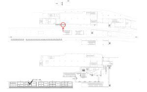東武　霞ヶ関駅／／№355駅看板・駅広告、位置図