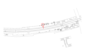 東武　下板橋駅／／№013駅看板・駅広告、位置図
