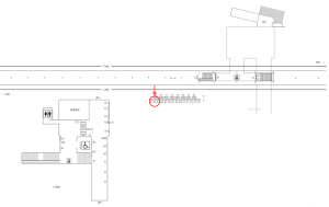 東武　柳瀬川駅／／№402駅看板・駅広告、位置図