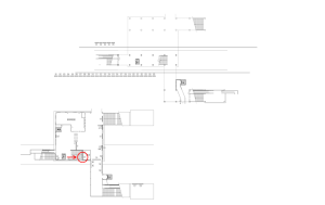 東武　北坂戸駅／／№022駅看板・駅広告、位置図