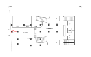 JR／山手駅／本屋改札口／№3駅看板・駅広告、位置図