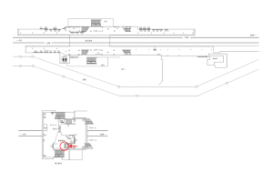 東武　南桜井駅／／№021駅看板・駅広告、位置図