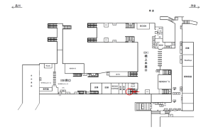 JR／大崎駅／橋上本屋口／№81駅看板・駅広告、位置図