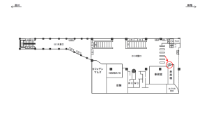 JR／目白駅／本屋口／№64駅看板・駅広告、位置図