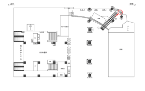 JR／恵比寿駅／本屋口／№86駅看板・駅広告、位置図