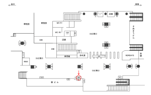 JR／恵比寿駅／東口／№399周辺案内図広告・駅広告、位置図