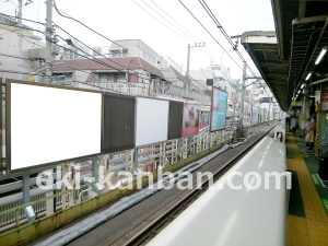 JR／高田馬場駅／外回り線側／№38駅看板・駅広告、写真1