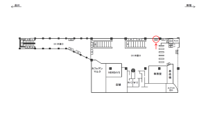 JR／目白駅／本屋口／№60駅看板・駅広告、位置図
