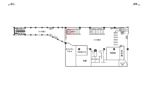 JR／目白駅／本屋口／№54駅看板・駅広告、位置図