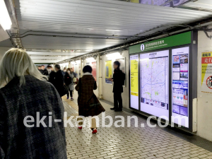 JR／高田馬場駅／A口道路側／№399駅周辺案内図広告・駅広告、写真1