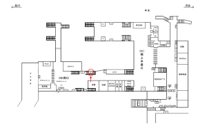 JR／大崎駅／南口／№6駅看板・駅広告、位置図