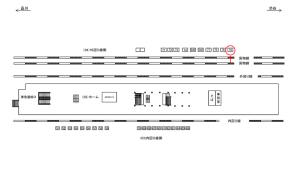 JR／目黒駅／外回り線側／№78駅看板・駅広告、位置図