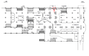 JR／宇都宮駅／幹線改札外／№853駅看板・駅広告、位置図