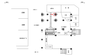 JR／五反田駅／本屋口／№150駅看板・駅広告、位置図