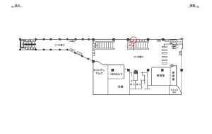 JR／目白駅／本屋口／№49駅看板・駅広告、位置図