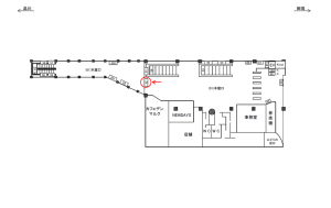 JR／目白駅／本屋口／№52駅看板・駅広告、位置図