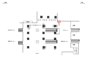 JR／秋葉原駅／1Fラチ内コンコース／№330駅看板・駅広告、位置図