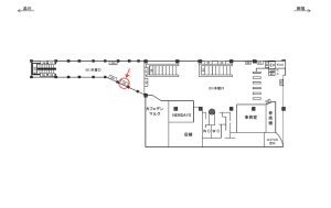 JR／目白駅／本屋口／№55駅看板・駅広告、位置図