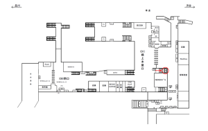 JR／大崎駅／橋上本屋口／№85駅看板・駅広告、位置図
