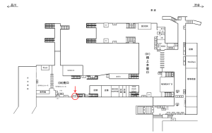 JR／大崎駅／南口／№3駅看板・駅広告、位置図