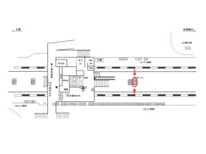 JR 鎌取駅/ホーム№B07&B08№08駅看板・駅広告、位置図